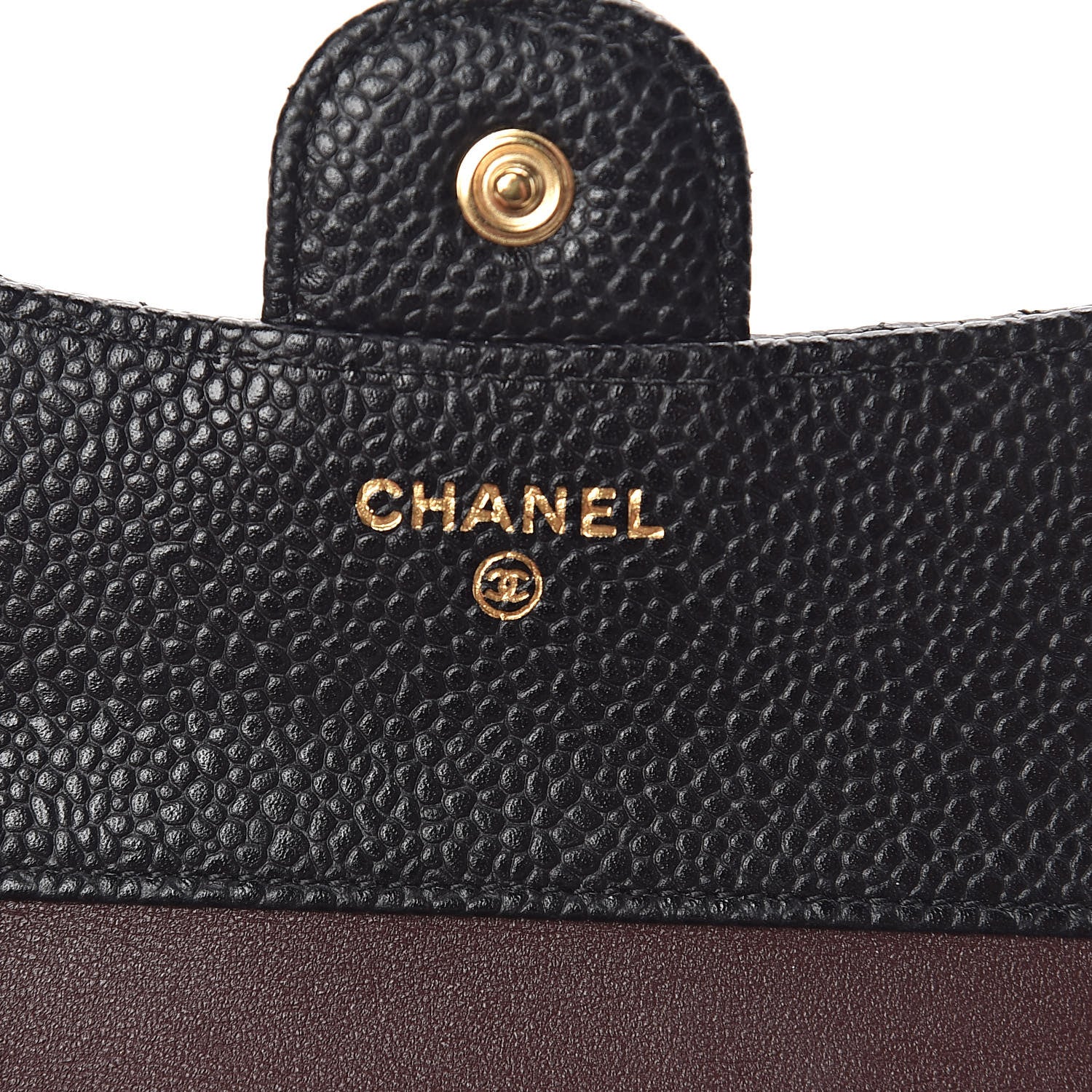 Chanel Caviar Quilted Compact Flap Wallet Black 6 of 9