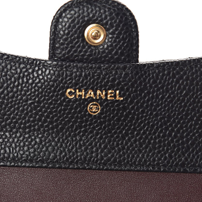 Chanel Caviar Quilted Compact Flap Wallet Black 6 of 9