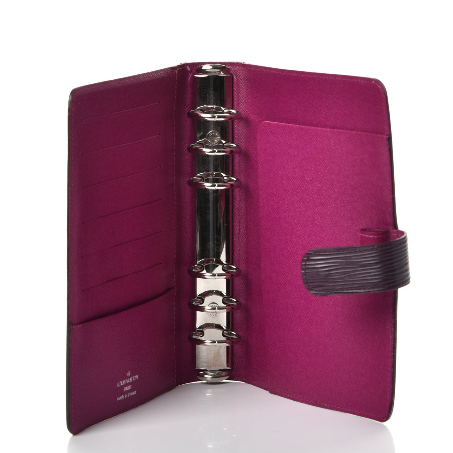 Epi Medium Ring Agenda Cover Cassis