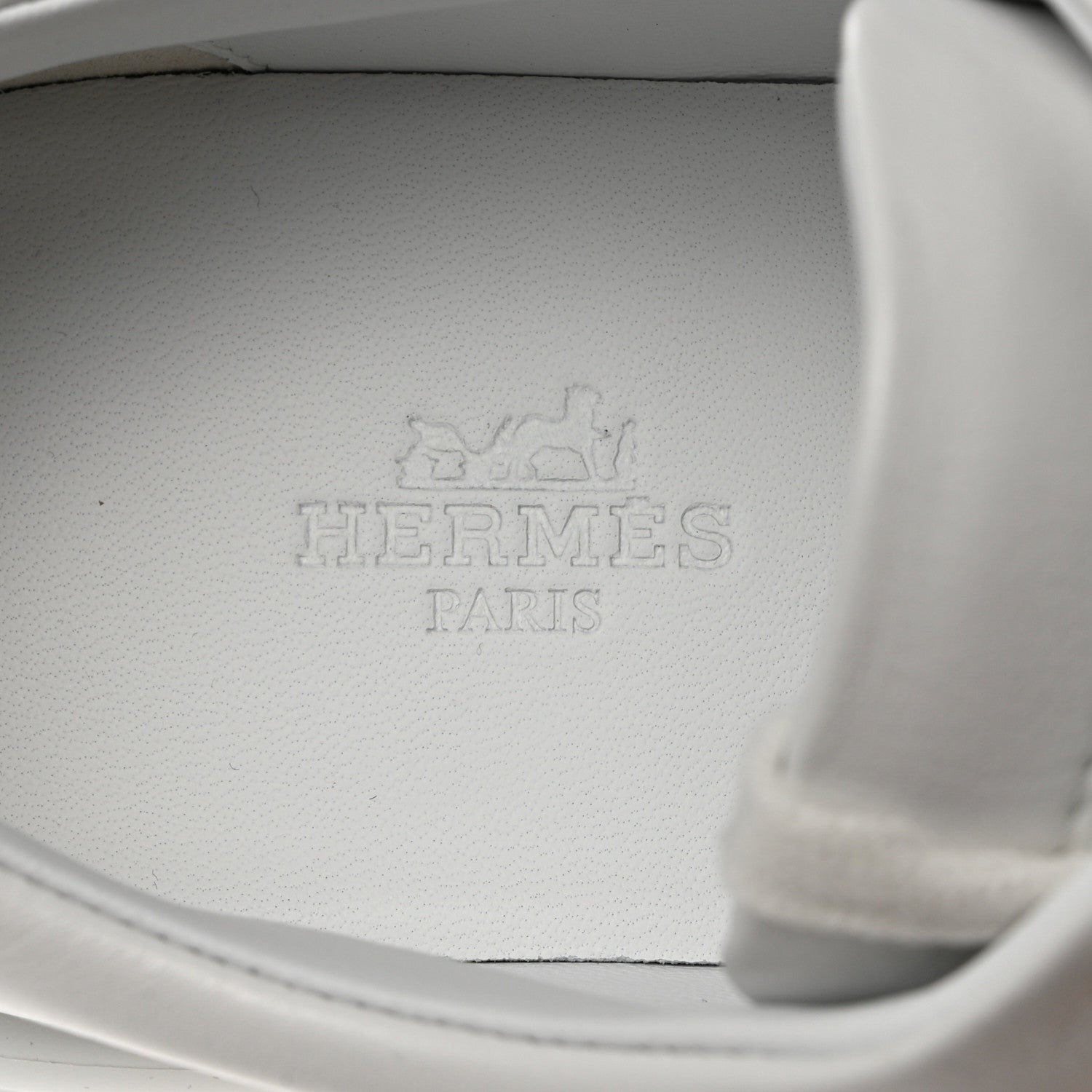 Hermes Calfskin Happy Sneakers 36 White 6 of 8