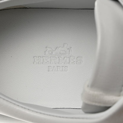 Hermes Calfskin Happy Sneakers 36 White 6 of 8