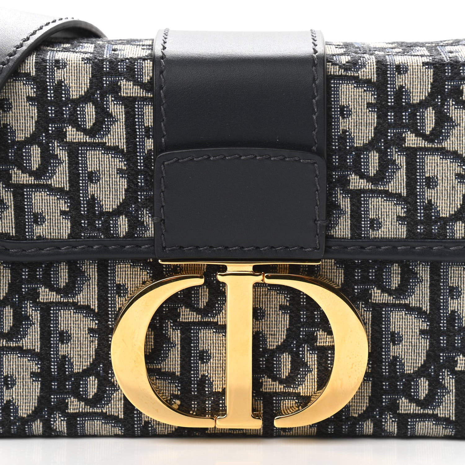 Christian Dior Oblique 30 Montaigne Box Bag Blue 7 of 10