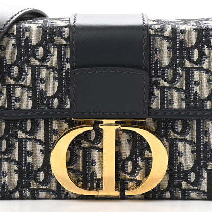 Christian Dior Oblique 30 Montaigne Box Bag Blue 7 of 10