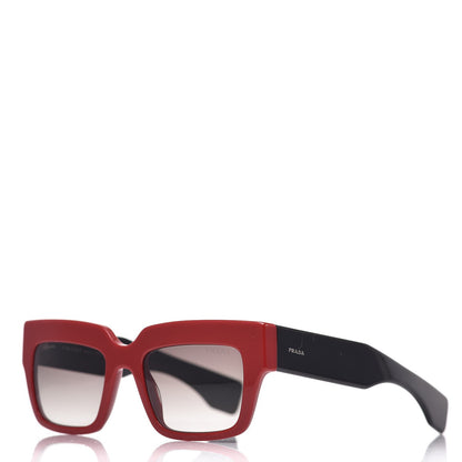 Prada Sunglasses SPR 28P Black Red 1 of 8