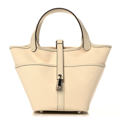 Hermes Toile Goeland Swift Cargo Picotin Lock 18 Nata 1 of 9