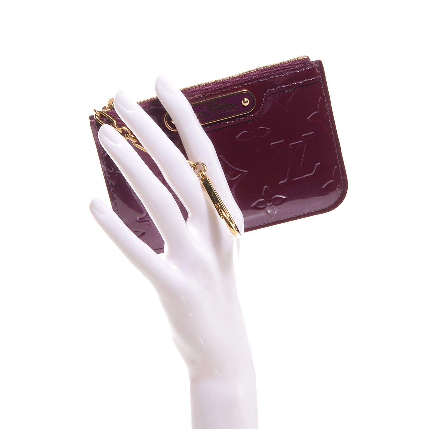 Louis Vuitton Vernis Key Pouch Violet 2 of 7