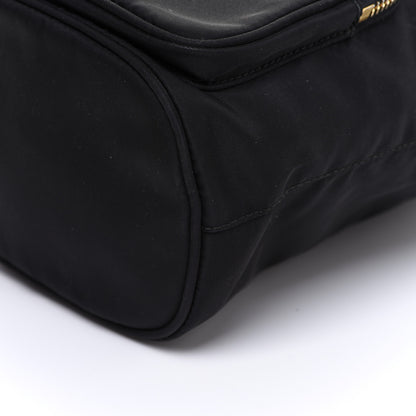 Prada Saffiano Tessuto Nylon Mini Bucket Crossbody Bag Black 11 of 14