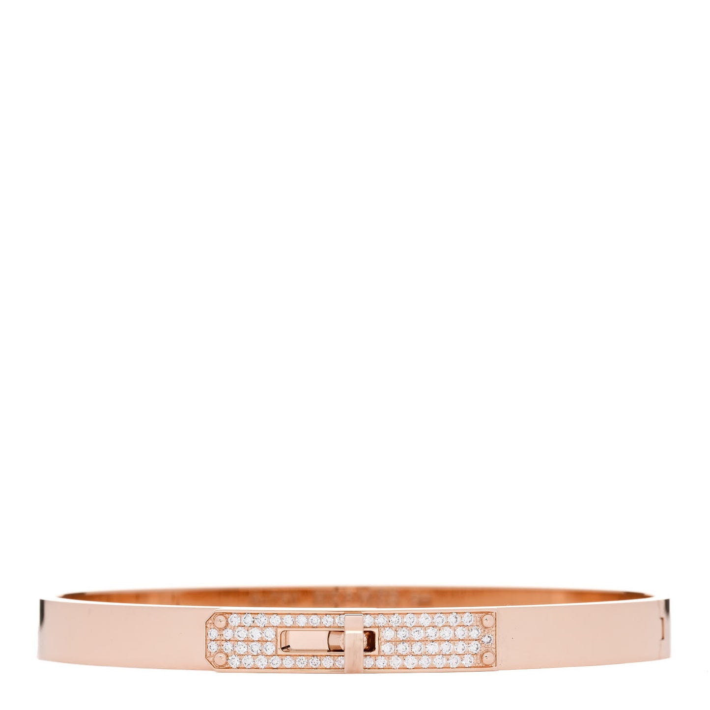 18K Rose Gold Diamond PM Kelly Pave Bracelet SH