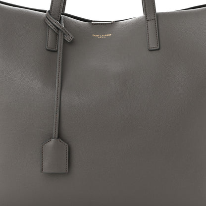 Saint Laurent Calfskin Large Shopping Tote Asphalt 9 of 16