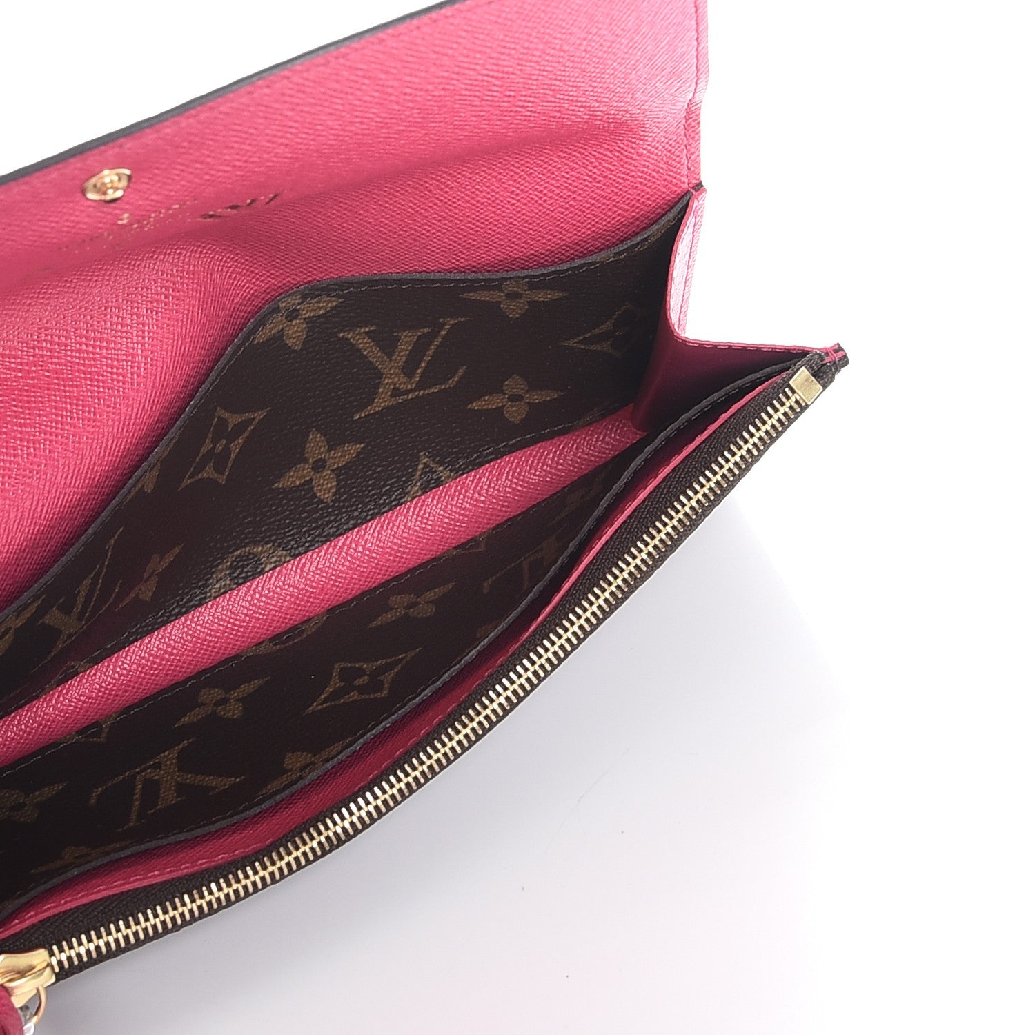 Louis Vuitton Monogram Emilie Wallet Hot Pink 5 of 7