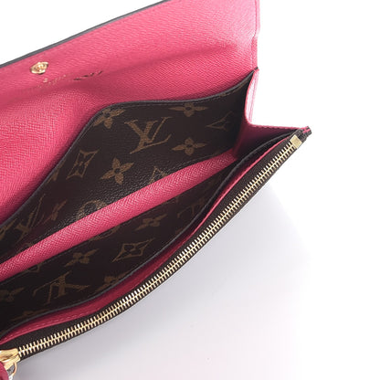 Louis Vuitton Monogram Emilie Wallet Hot Pink 5 of 7