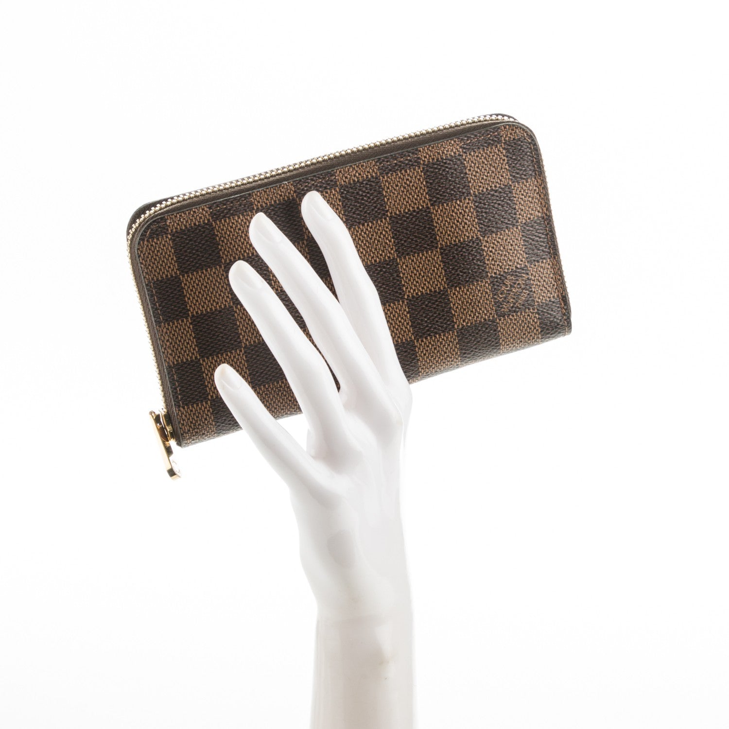 Louis Vuitton Damier Ebene Zippy Compact Wallet 2 of 7