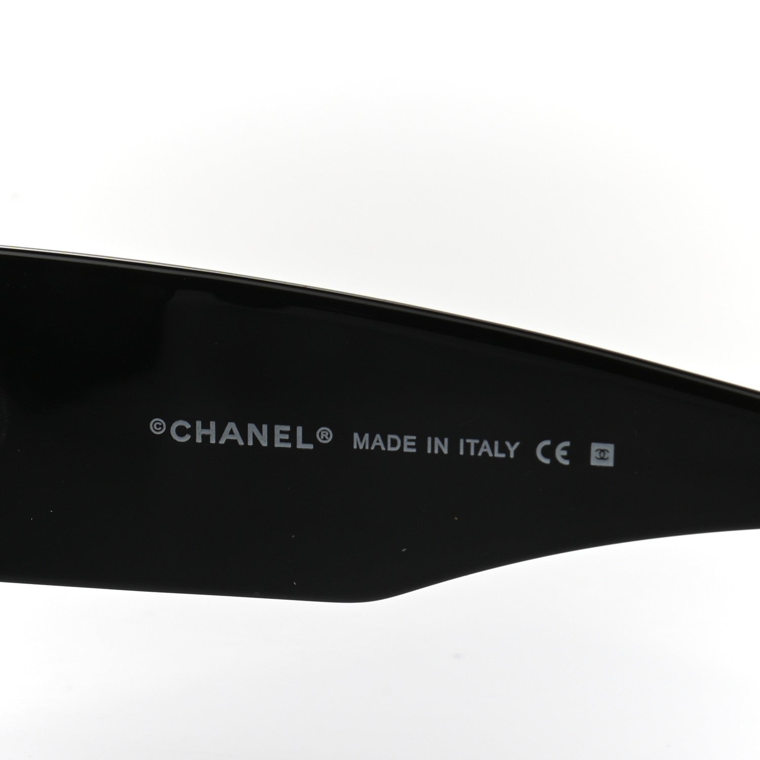 Chanel Black Crystal CC Logo Sunglasses 5096-B Black 6 of 8