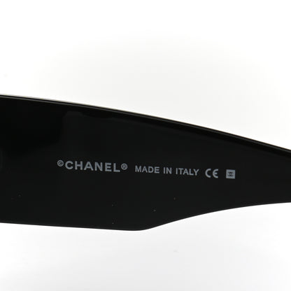 Chanel Black Crystal CC Logo Sunglasses 5096-B Black 6 of 8