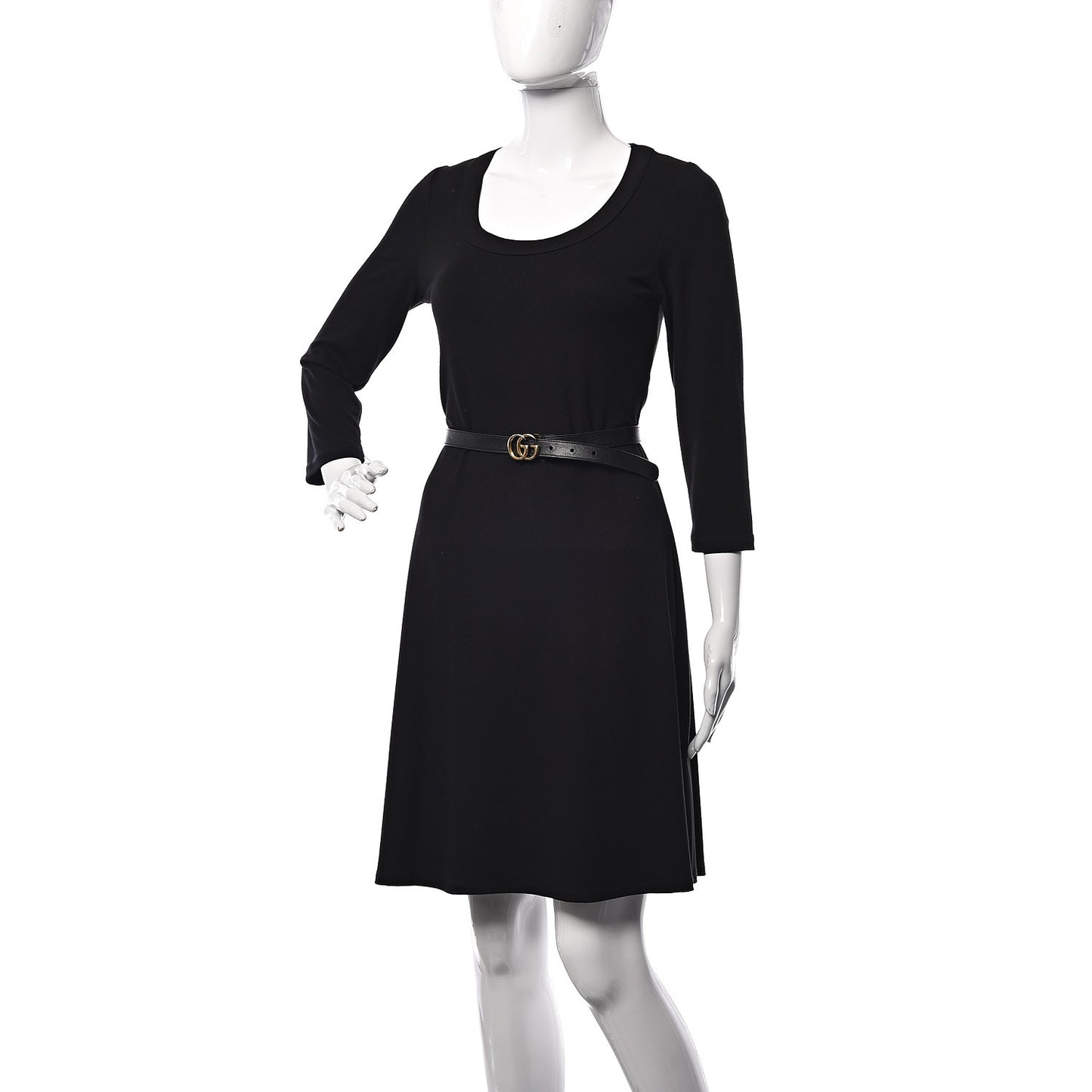 Calfskin Double G 20mm Belt 85 34 Black