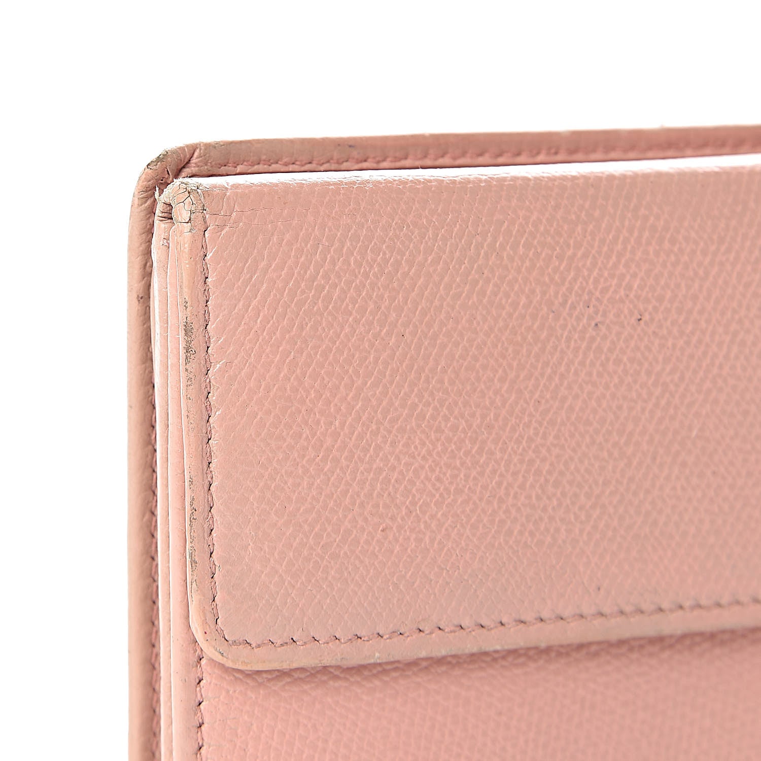 Chanel Grained Calfskin CC Button Wallet Pink 10 of 24