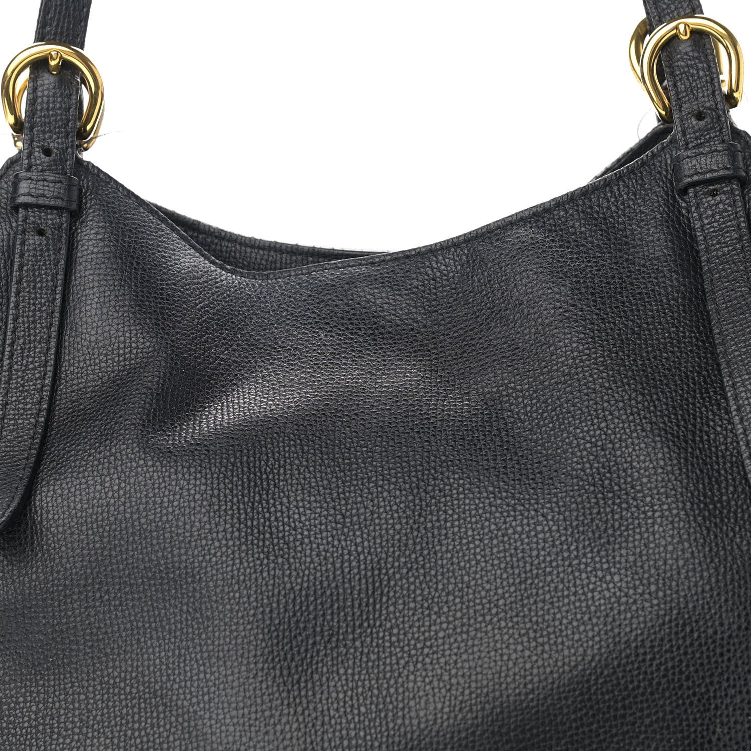 Burberry Grainy Calfskin House Check Small Canterbury Black 7 of 12