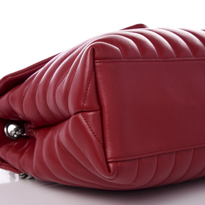 Saint Laurent Calfskin Y Quilted Monogram Medium Loulou Chain Satchel Palissandre 5 of 9