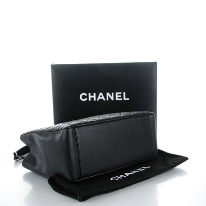Chanel Caviar Quilted Grand Shopping Tote GST Black 4 of 7
