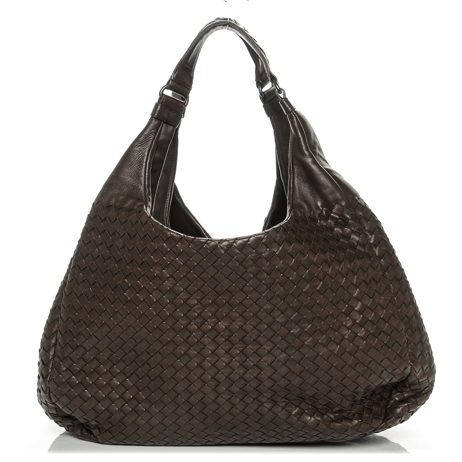 Bottega Veneta Nappa Intrecciato Large Campana Ebano 1 of 11