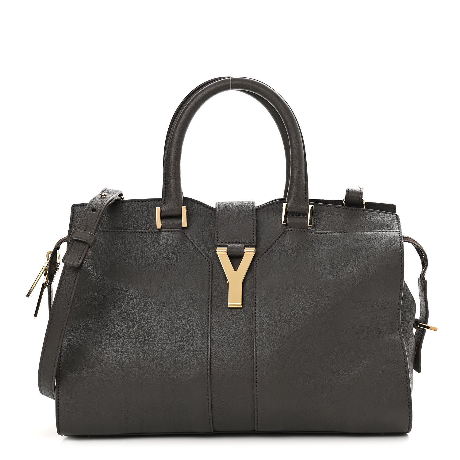 Saint Laurent Calfskin Medium Classic Y Cabas Grey 1 of 13