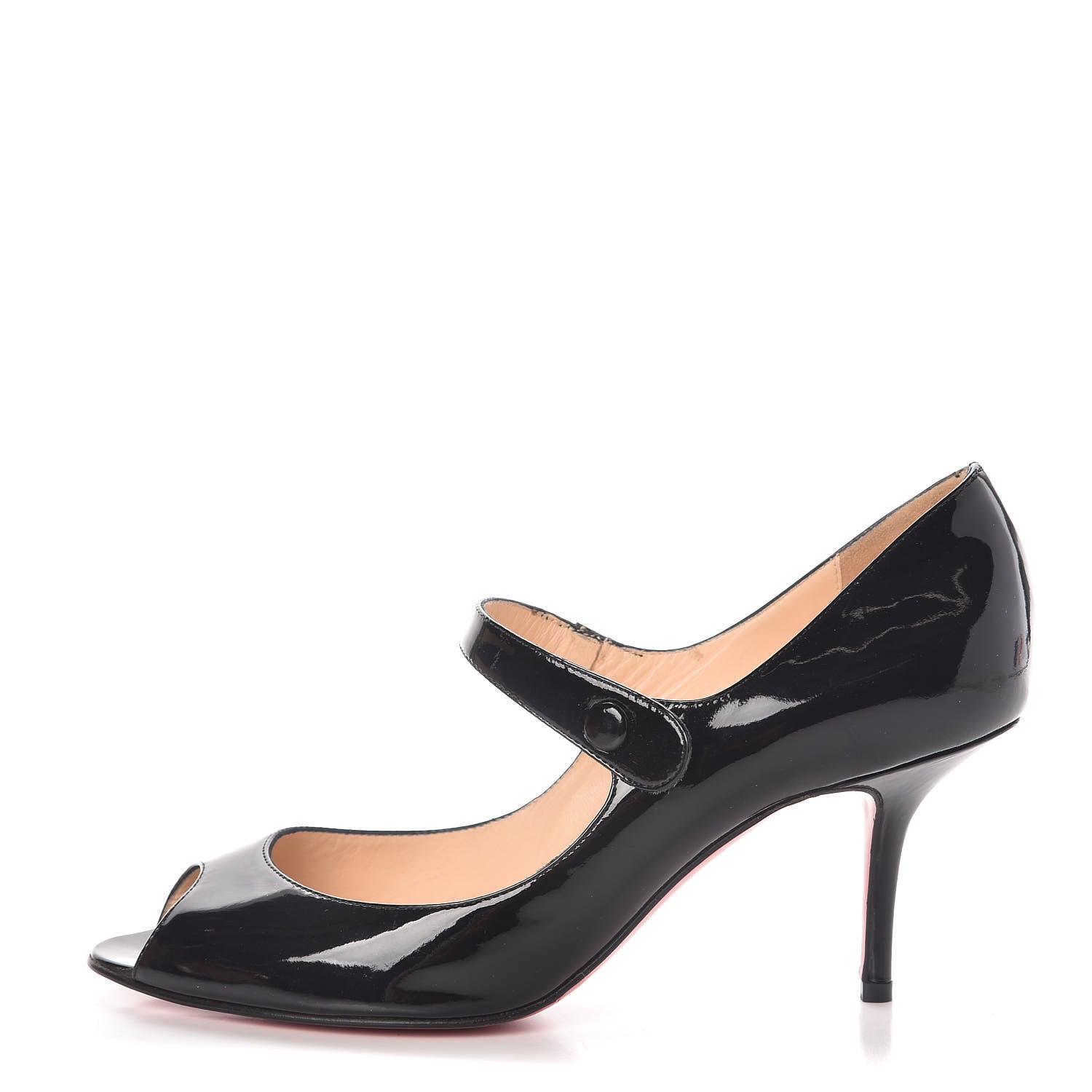 Christian Louboutin Patent 70 Mary Jane Pumps 39 Black 1 of 10