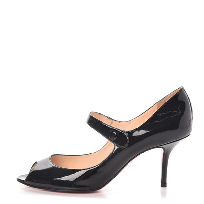 Christian Louboutin Patent 70 Mary Jane Pumps 39 Black 1 of 10