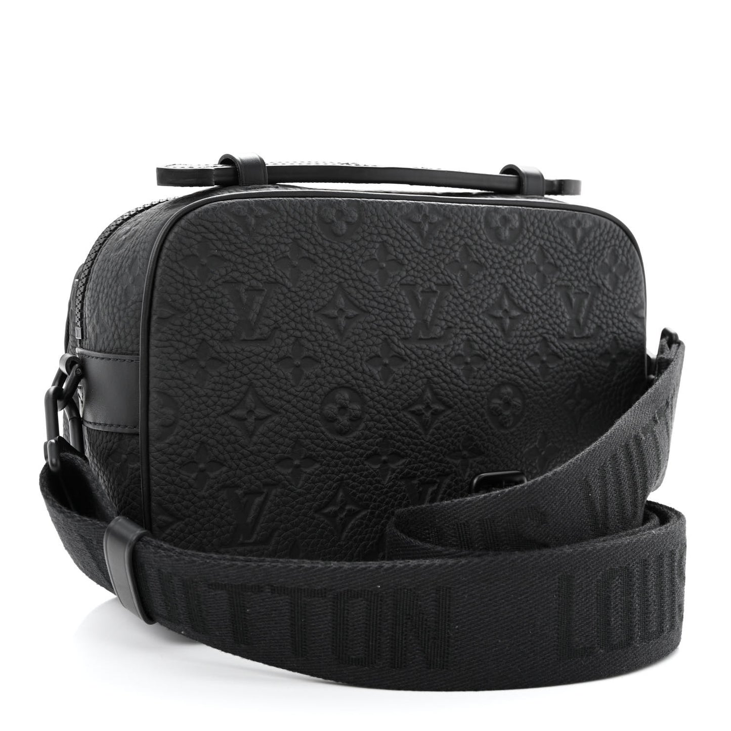 Taurillon Monogram S Lock Messenger Black