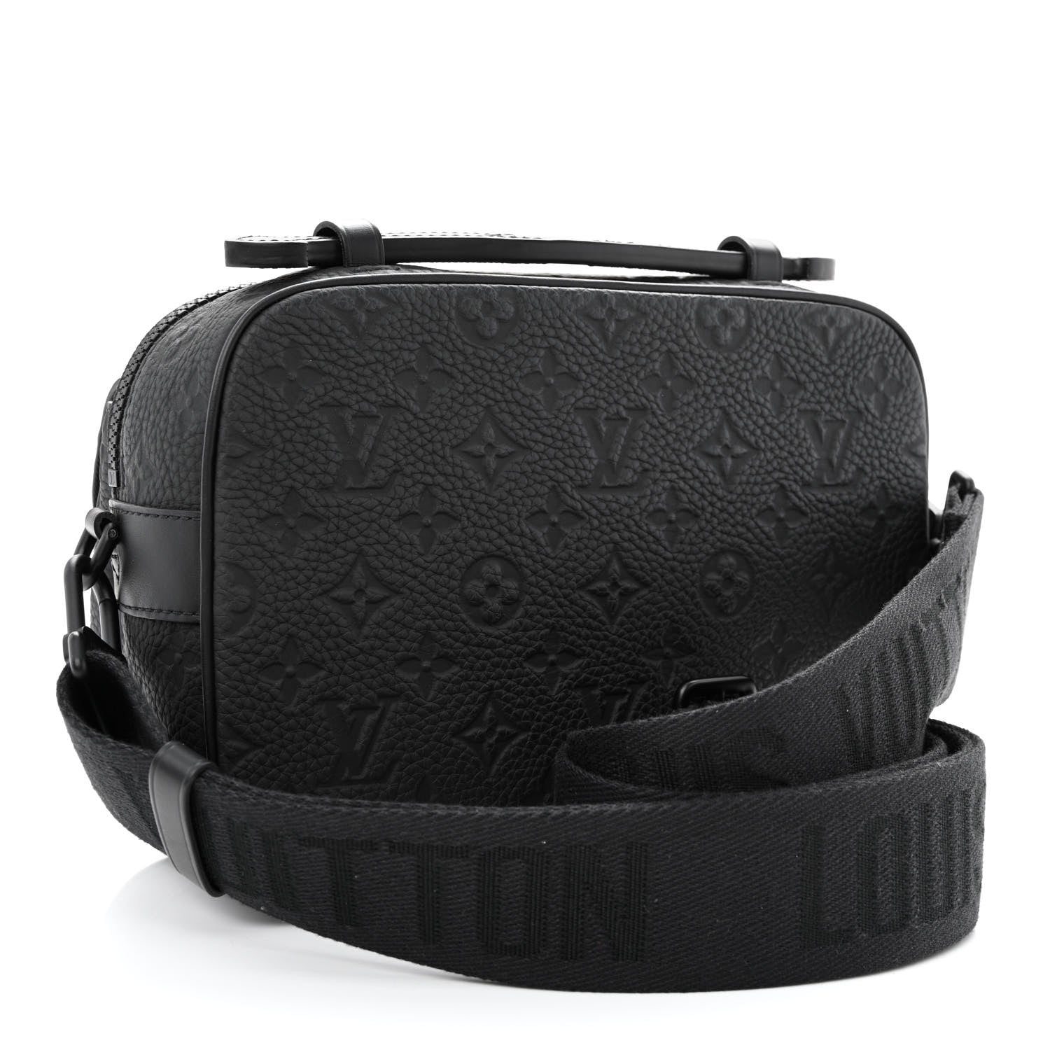 Louis Vuitton Taurillon Monogram S Lock Messenger Black 2 of 9