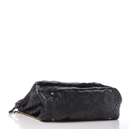 Chanel Vinyl XL Rock and Chain Flap Black 4 of 13