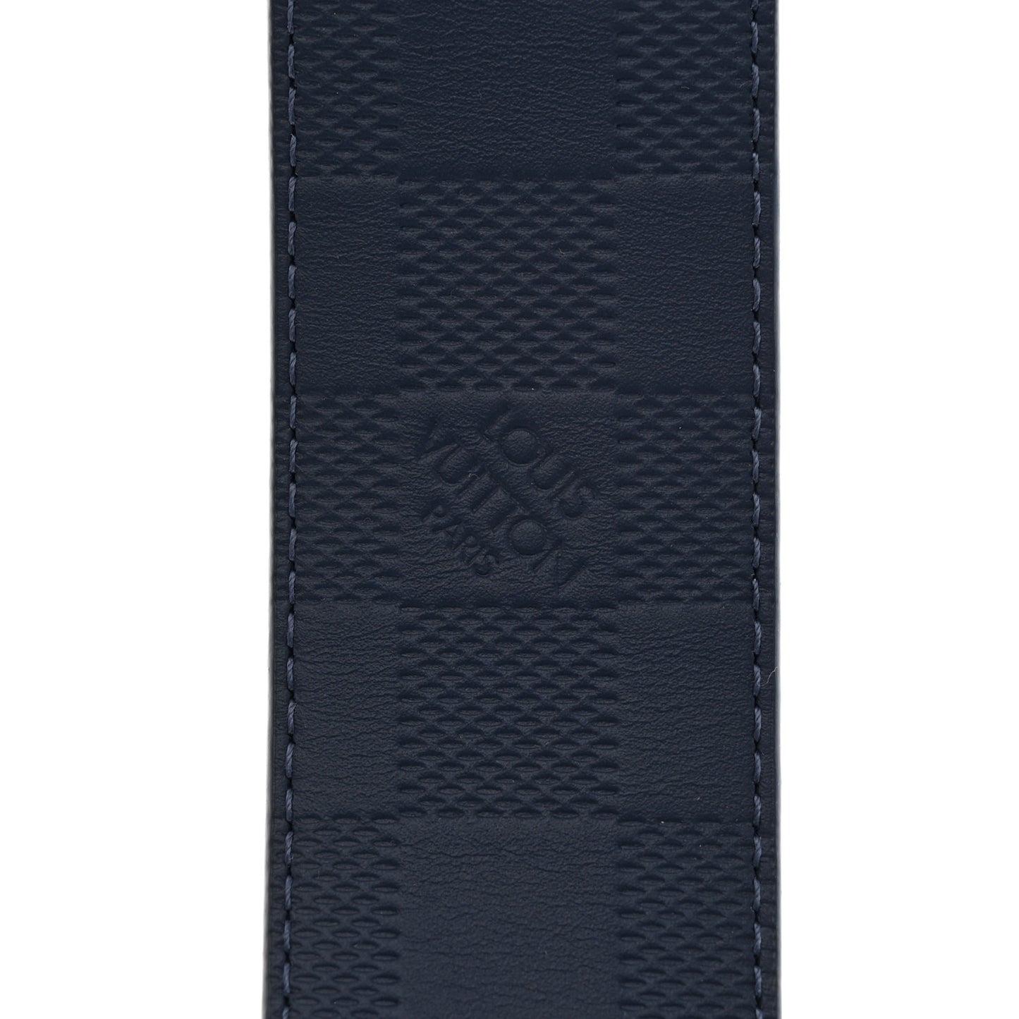 Damier Graphite Damier Infini 40mm LV Initiales Reversible Belt 85 34 Blue