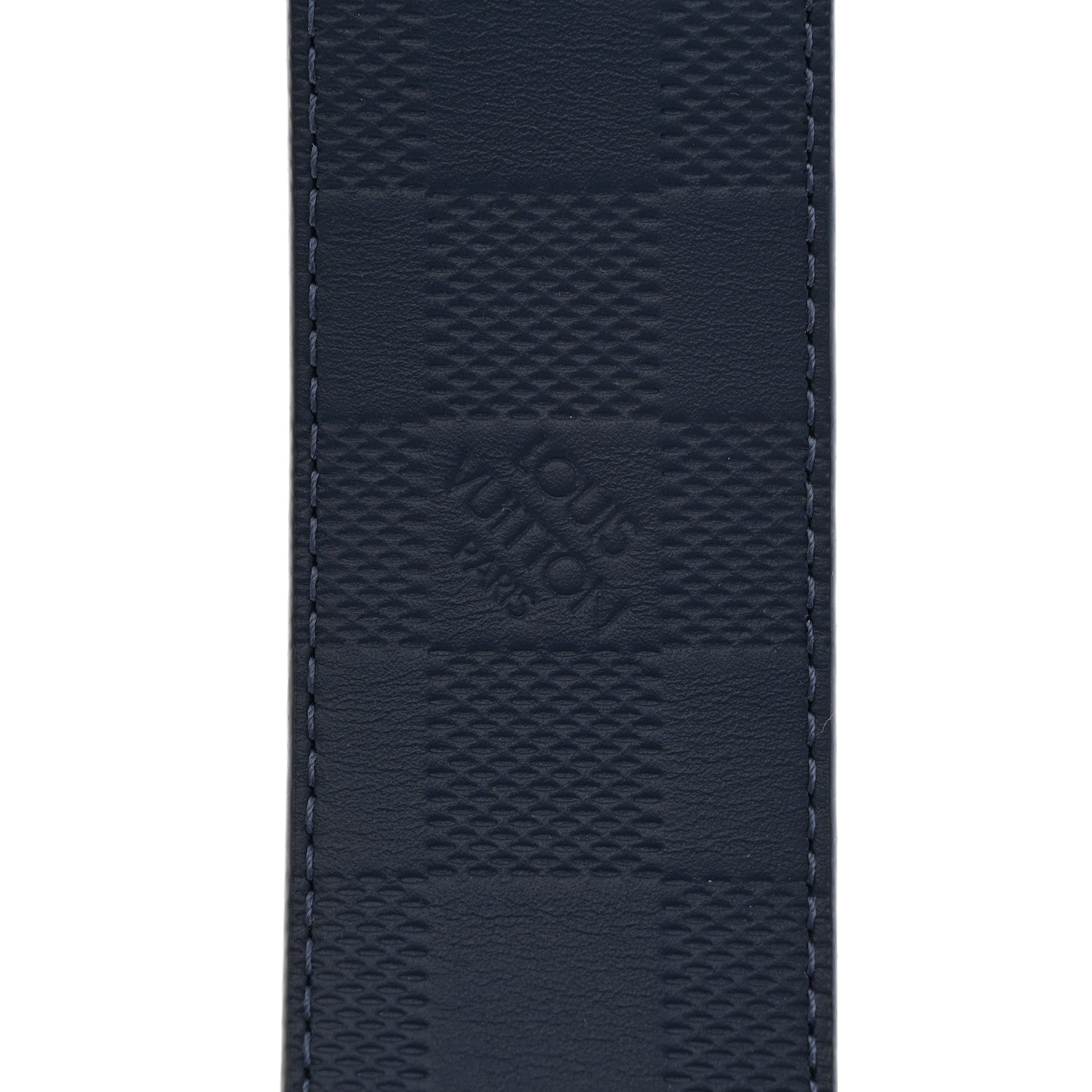 Louis Vuitton Damier Graphite Damier Infini 40mm LV Initiales Reversible Belt 85 34 Blue 6 of 7