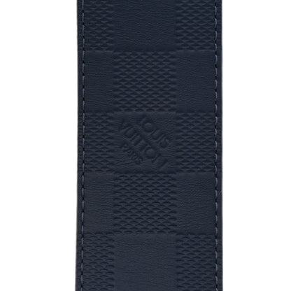 Louis Vuitton Damier Graphite Damier Infini 40mm LV Initiales Reversible Belt 85 34 Blue 6 of 7