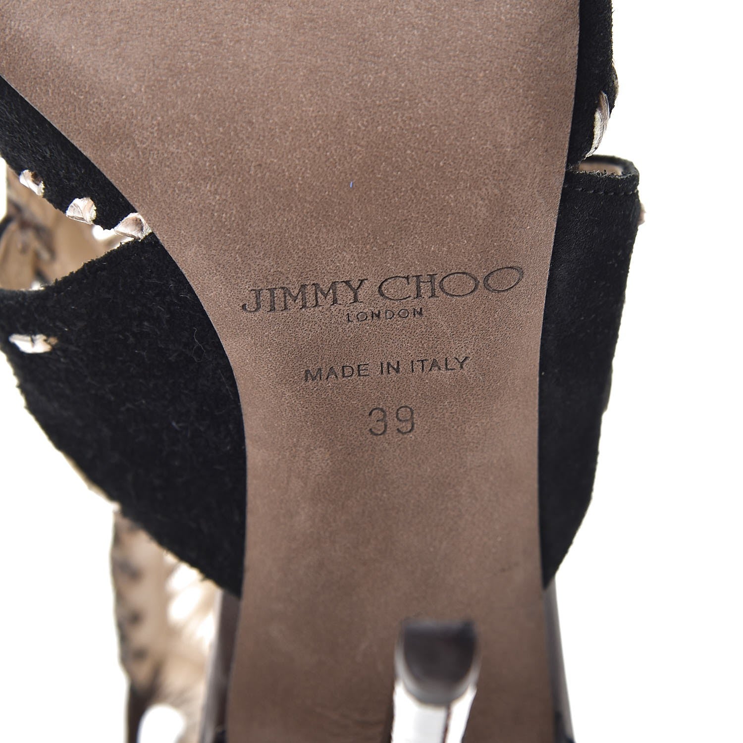 Jimmy Choo Suede Feather Trim Kevan Gladiator Sandals 39 Multi 8 of 11