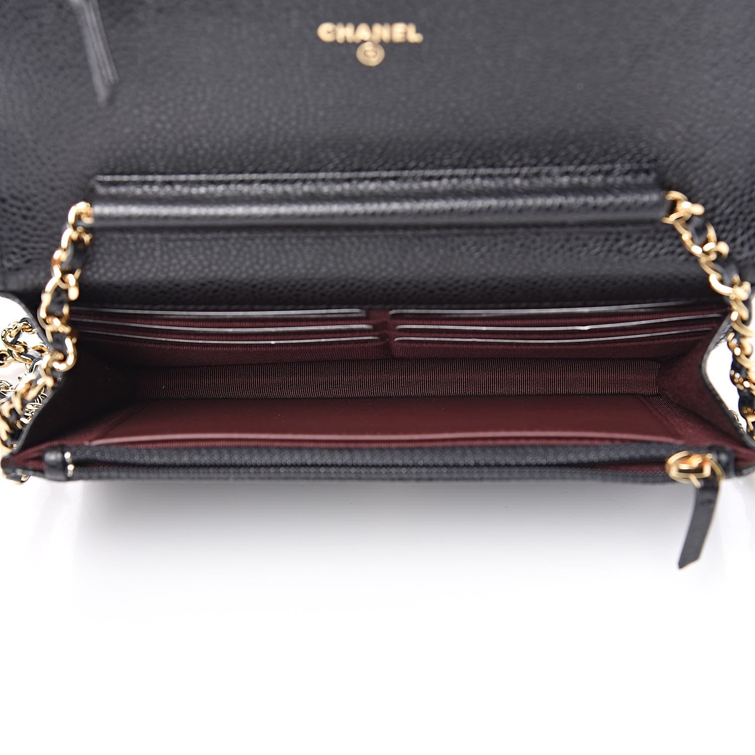 Chanel Caviar Quilted Wallet On Chain WOC Black 5 of 11