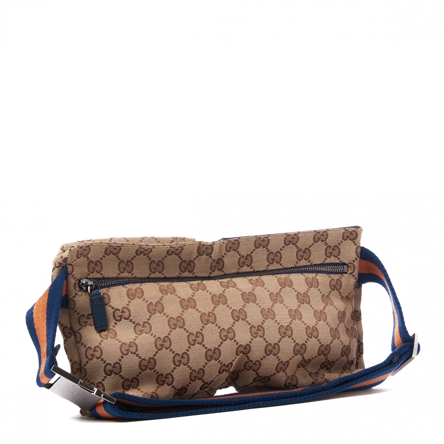 Gucci Monogram Web Belt Bag Navy 2 of 7