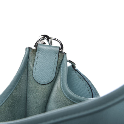 Hermes Epsom Evelyne III PM Bleu Atoll 8 of 14