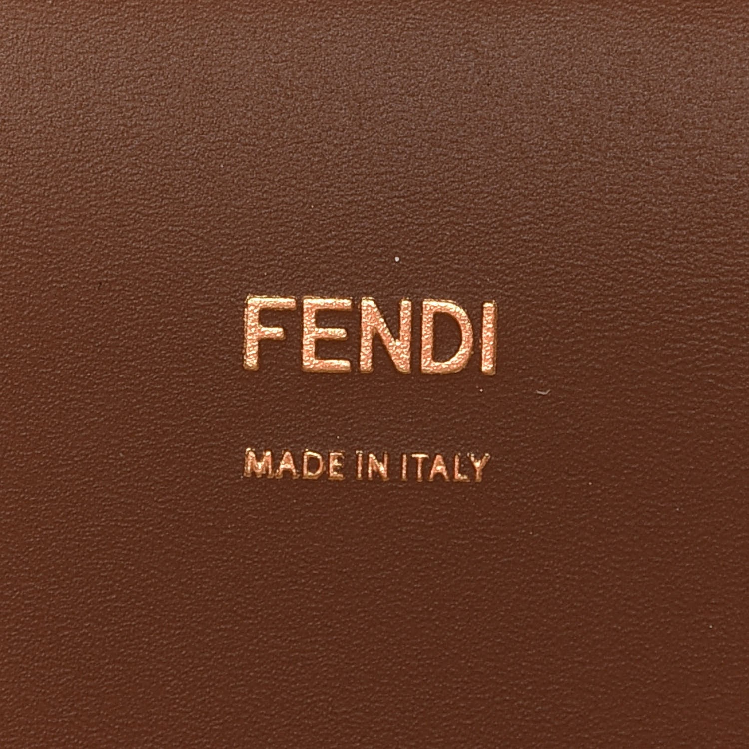 Fendi Flannel Vitello King Wool Plexiglass FF Logo Embroidered Medium Fendi Sunshine Shopper Tote Brown 6 of 8