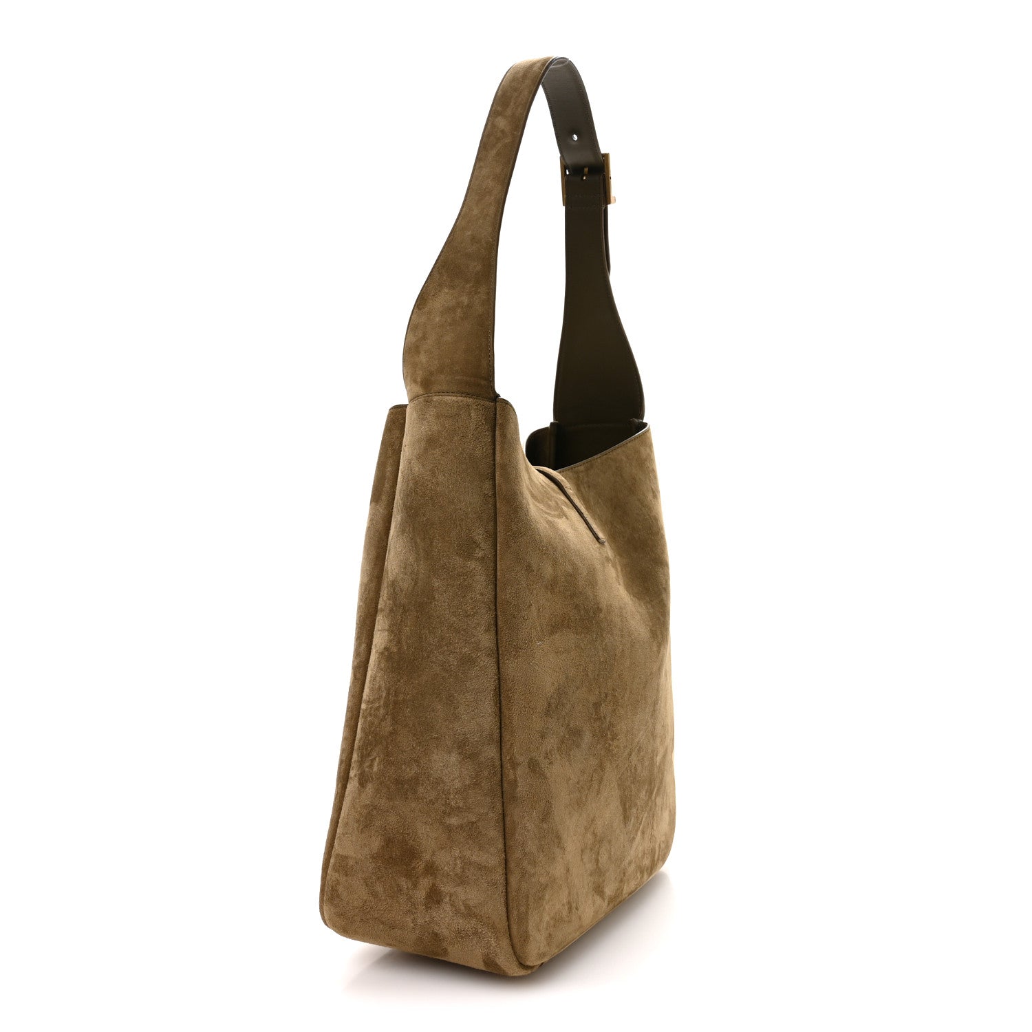 Saint Laurent Suede Large Le 5 A 7 Soft Hobo New Barley 2 of 9