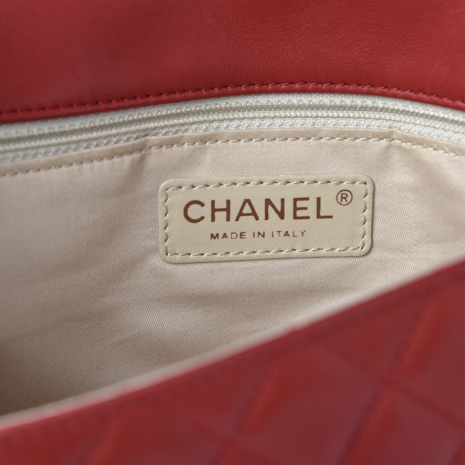 Chanel Lambskin Quilted Valentine Charms Medium Flap Red 15 of 18