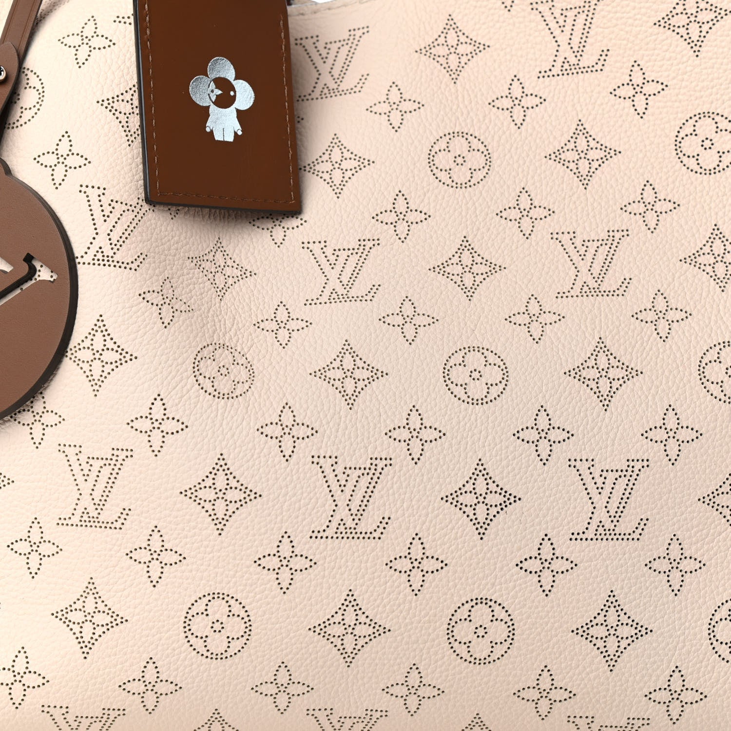 Louis Vuitton Mahina Carmel Hobo Creme 9 of 10