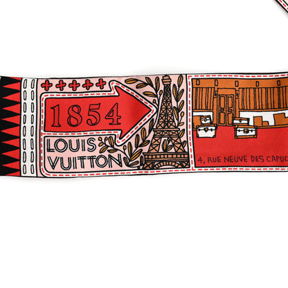 Louis Vuitton Silk Jeu De Louis BB Bandeau Beige 2 of 4