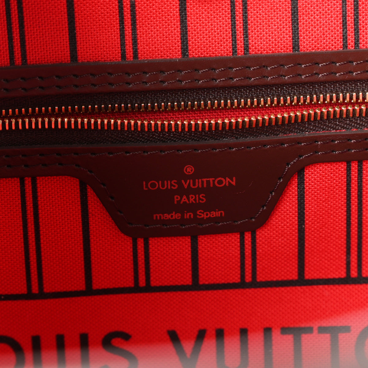 Louis Vuitton Damier Ebene Neverfull MM 7 of 11