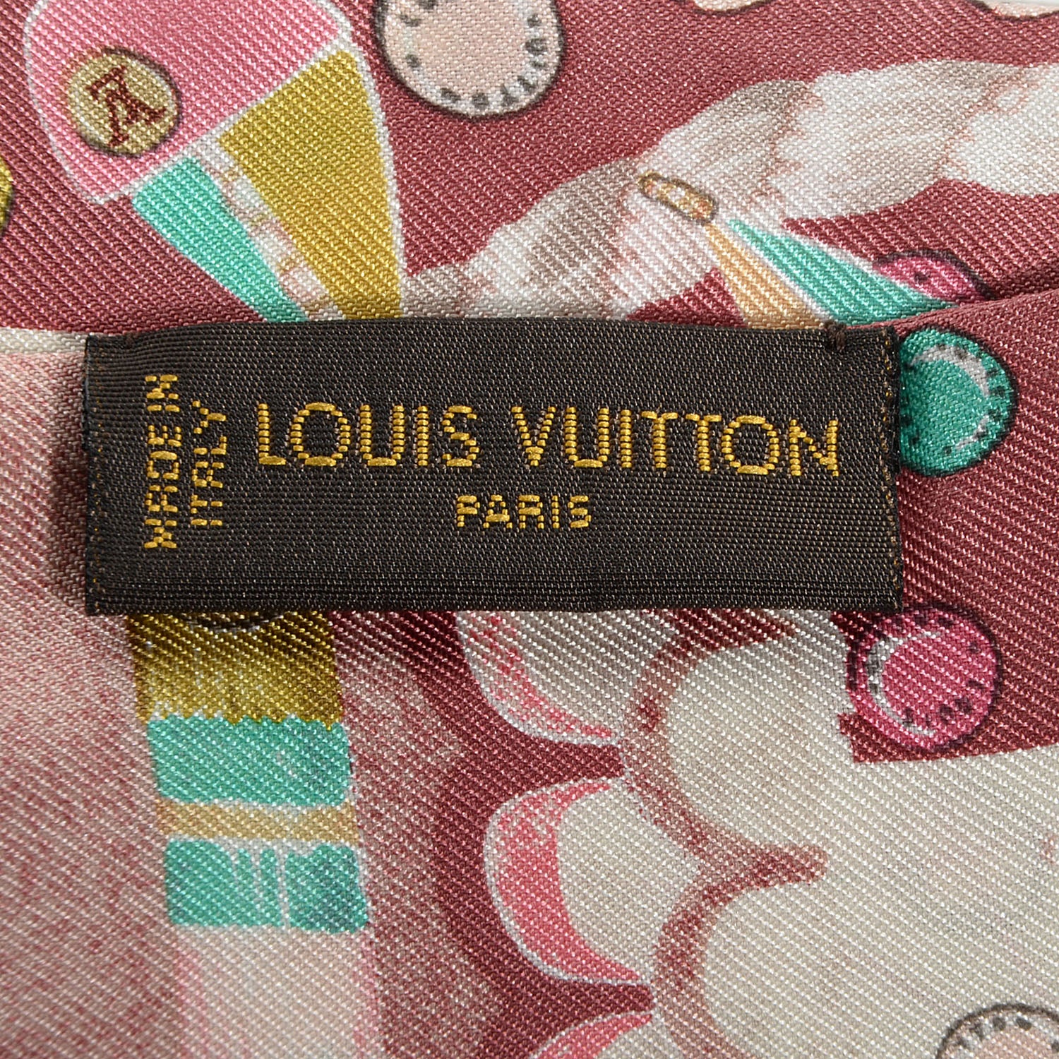 Louis Vuitton Silk Escale Bandeau Pink 5 of 6