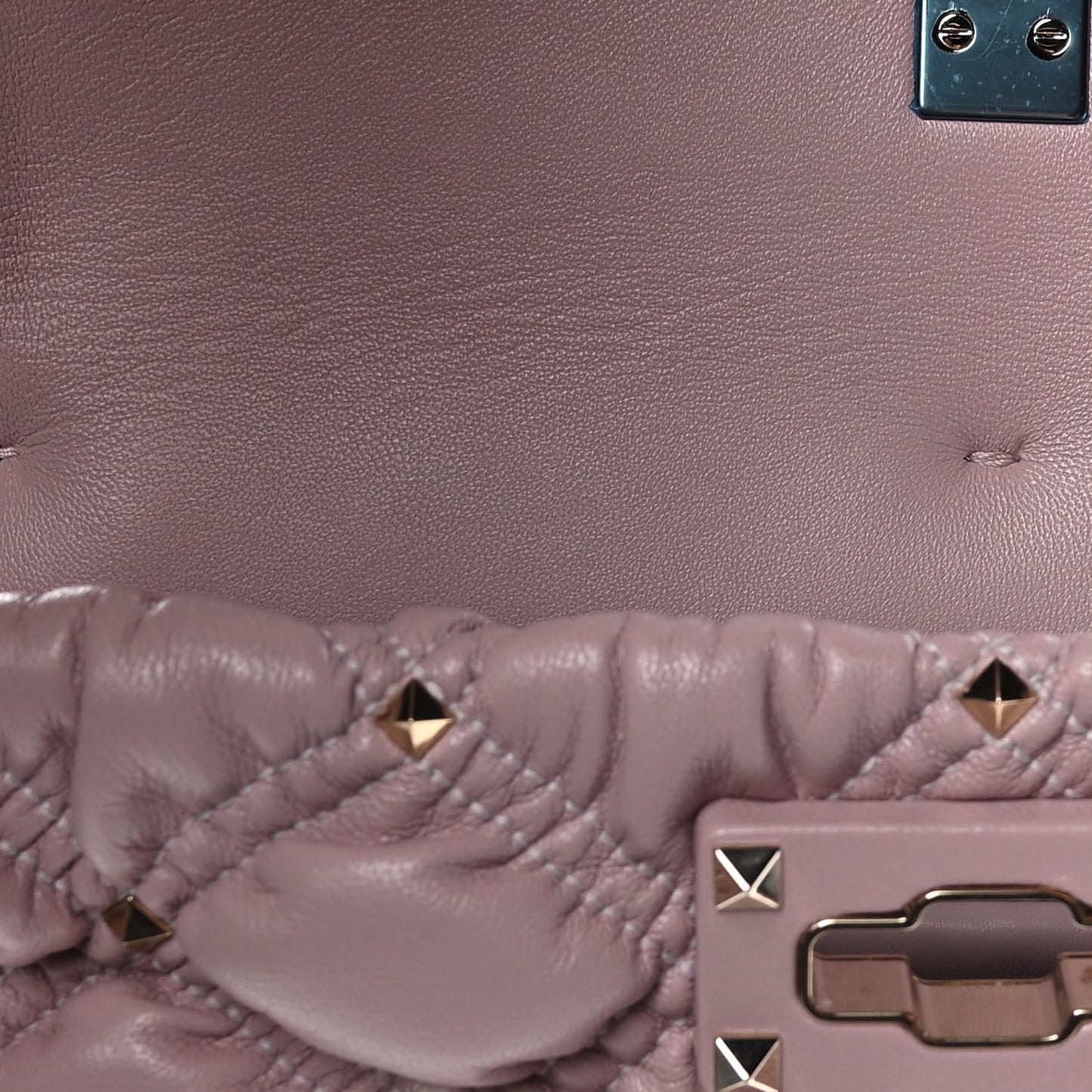 Nappa Spikeme Clutch Rose Quartz