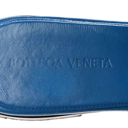 Bottega Veneta Nappa Quilted Rubber Lido Flat Sandals 38.5 Pacific 6 of 7