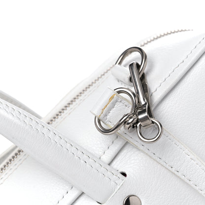 Balenciaga Calfskin S Triangle Duffle White 10 of 15