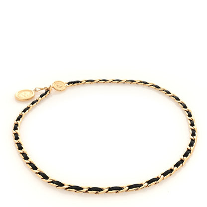 Chanel Lambskin Chain CC Medallion Belt Black Gold 2 of 3