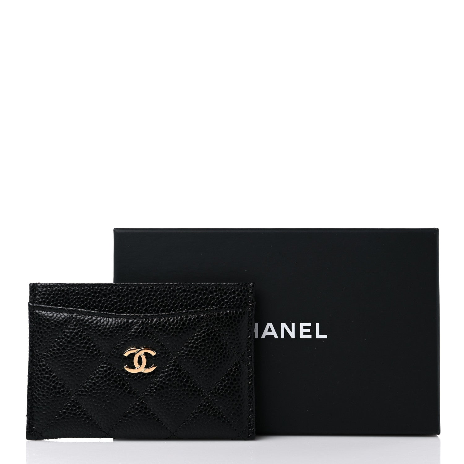 Chanel Caviar Quilted Card Holder Black 9 of 9