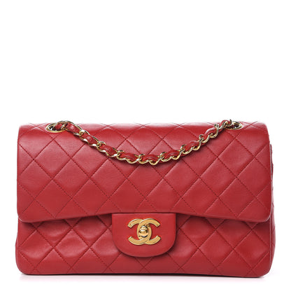 Chanel Lambskin Quilted Small Double Flap Red 1 of 16